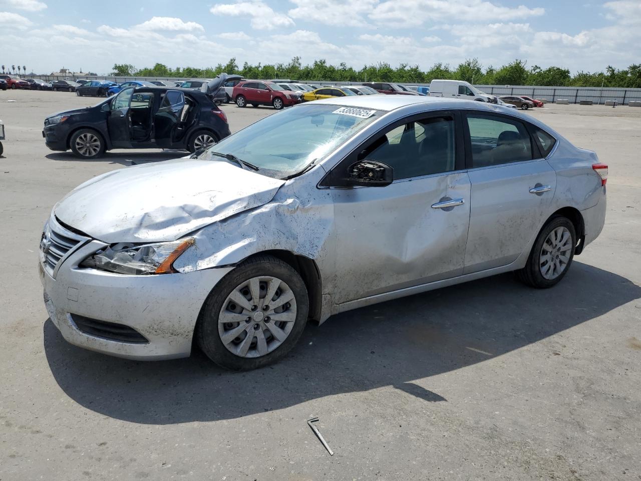 2014 Nissan Sentra S იყიდება Fresno-ში, CA - Rollover