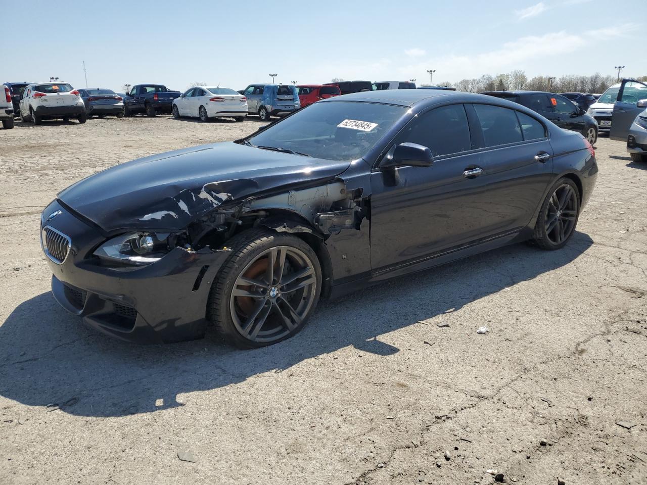 2014 Bmw 650 Xi Gran Coupe за продажба в Indianapolis, IN - Water/Flood