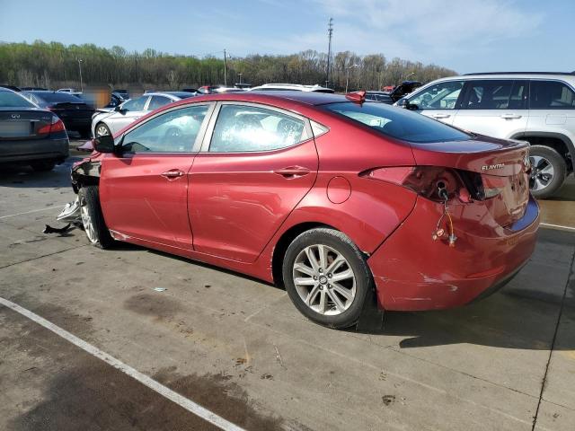 Седани HYUNDAI ELANTRA 2016 Червоний