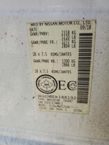 2018 NISSAN MURANO S