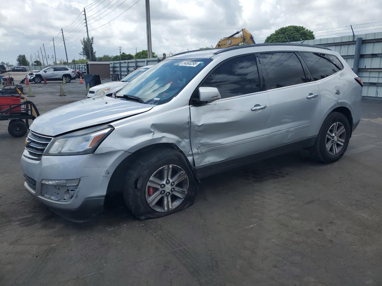 2017 Chevrolet Traverse Lt на продаже в Miami, FL - Front End