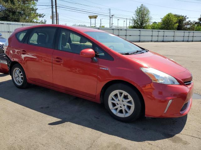 TOYOTA PRIUS 2013 Red