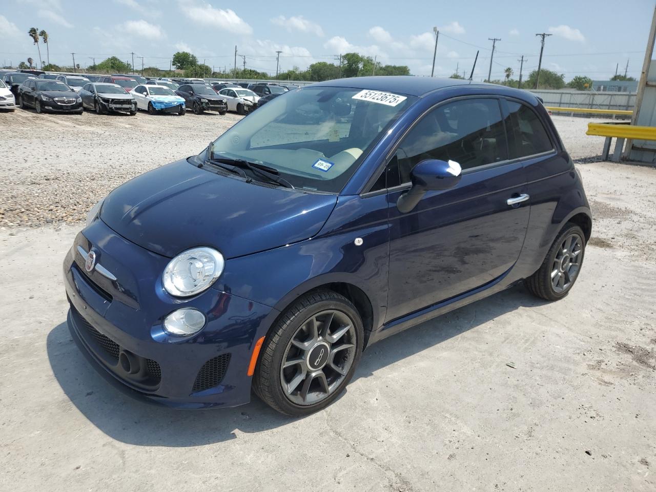 2019 Fiat 500 Pop за продажба в Corpus Christi, TX - Water/Flood