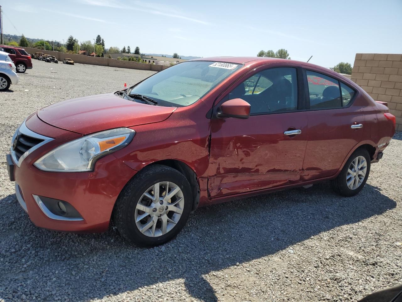 2018 Nissan Versa S на продаже в Mentone, CA - All Over