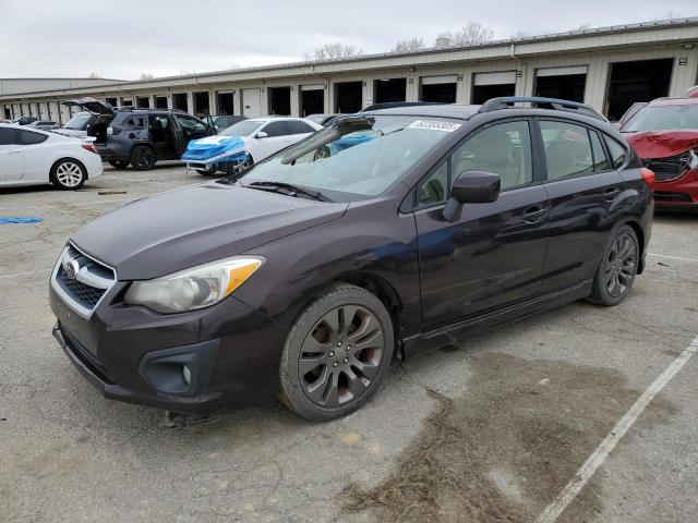  SUBARU IMPREZA 2013 Burgundy