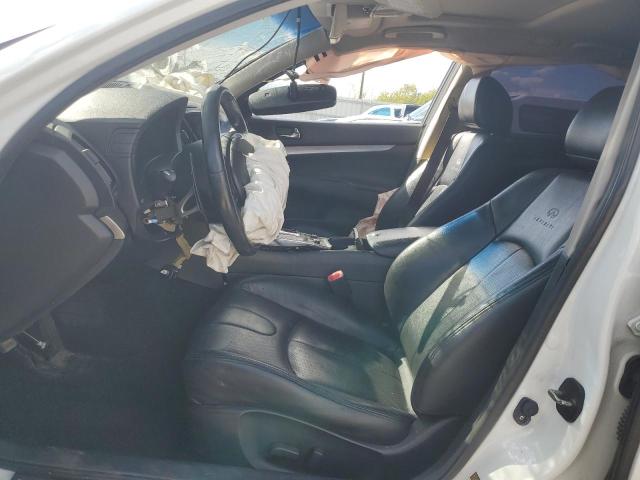  INFINITI G37 2013 White