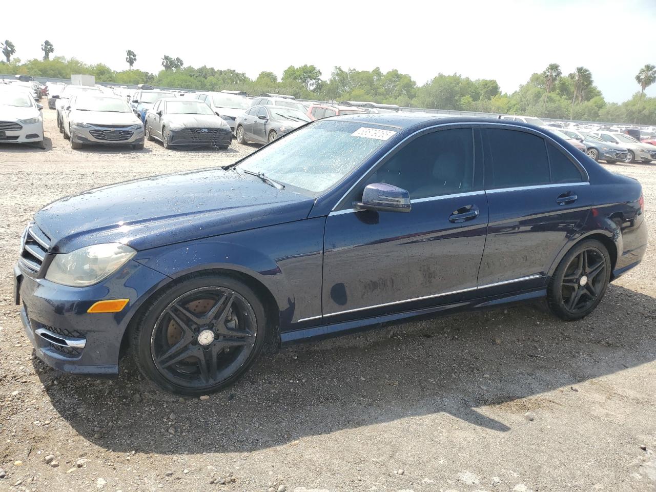 2014 Mercedes-Benz C 300 4Matic للبيع في Mercedes، TX - Water/Flood