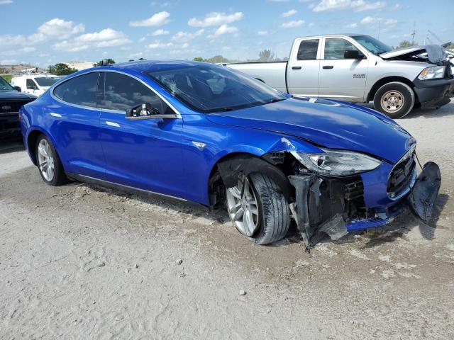  TESLA MODEL S 2014 Blue