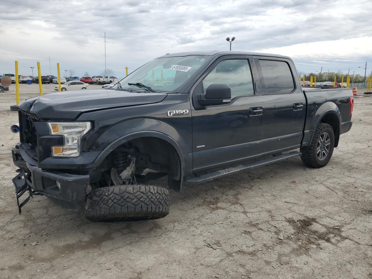 2015 Ford F150 Supercrew იყიდება Indianapolis-ში, IN - Front End