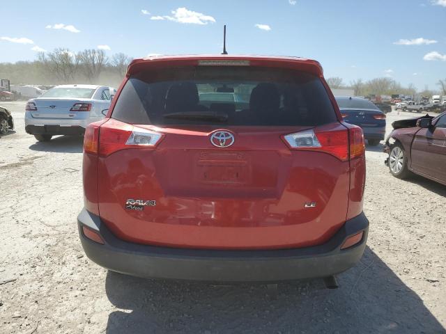  TOYOTA RAV4 2015 Червоний