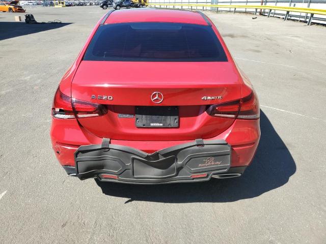  MERCEDES-BENZ A-CLASS 2019 Red