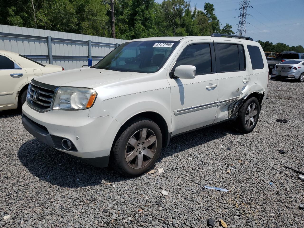 2014 Honda Pilot Touring للبيع في Riverview، FL - Side