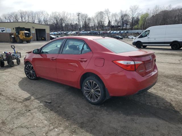  TOYOTA COROLLA 2015 Czerwony