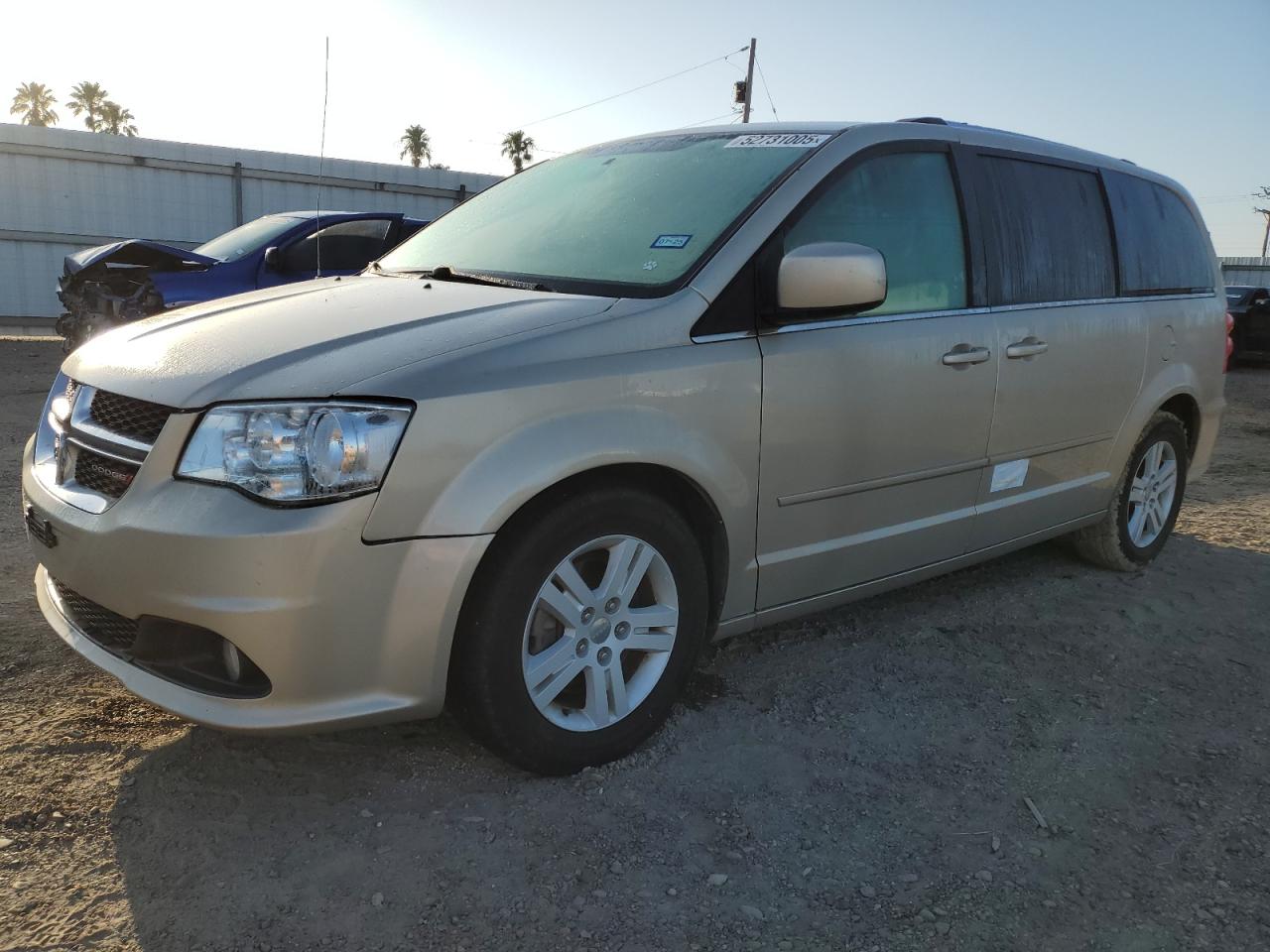 2013 Dodge Grand Caravan Crew للبيع في Mercedes، TX - Water/Flood