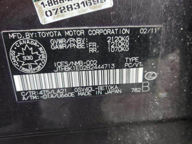 2011 LEXUS ES 350