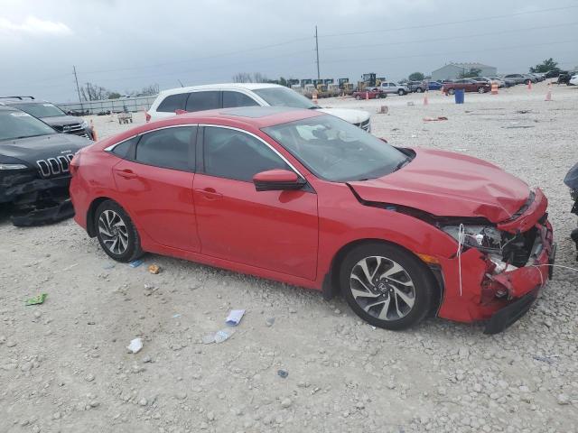 Sedans HONDA CIVIC 2017 Czerwony