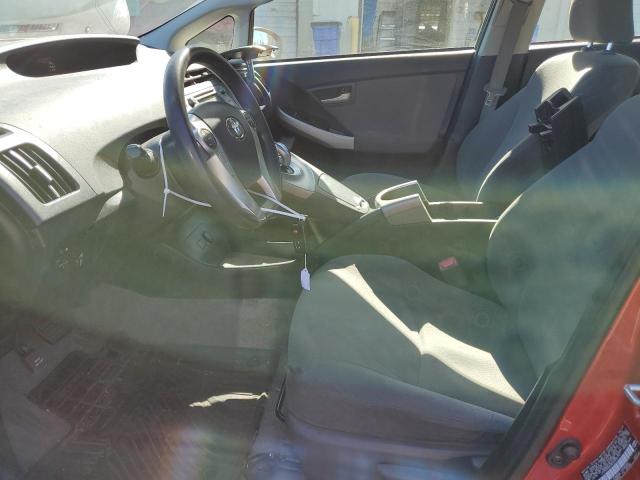 Hatchbacks TOYOTA PRIUS 2013 Red