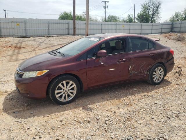 Седани HONDA CIVIC 2012 Бордовий