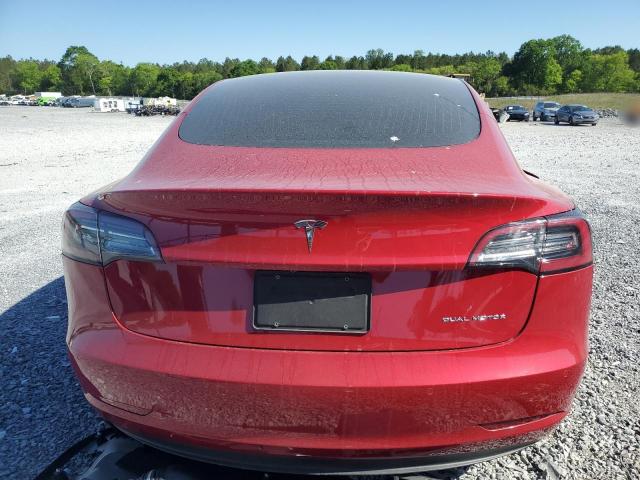 TESLA MODEL 3 2020 Красный