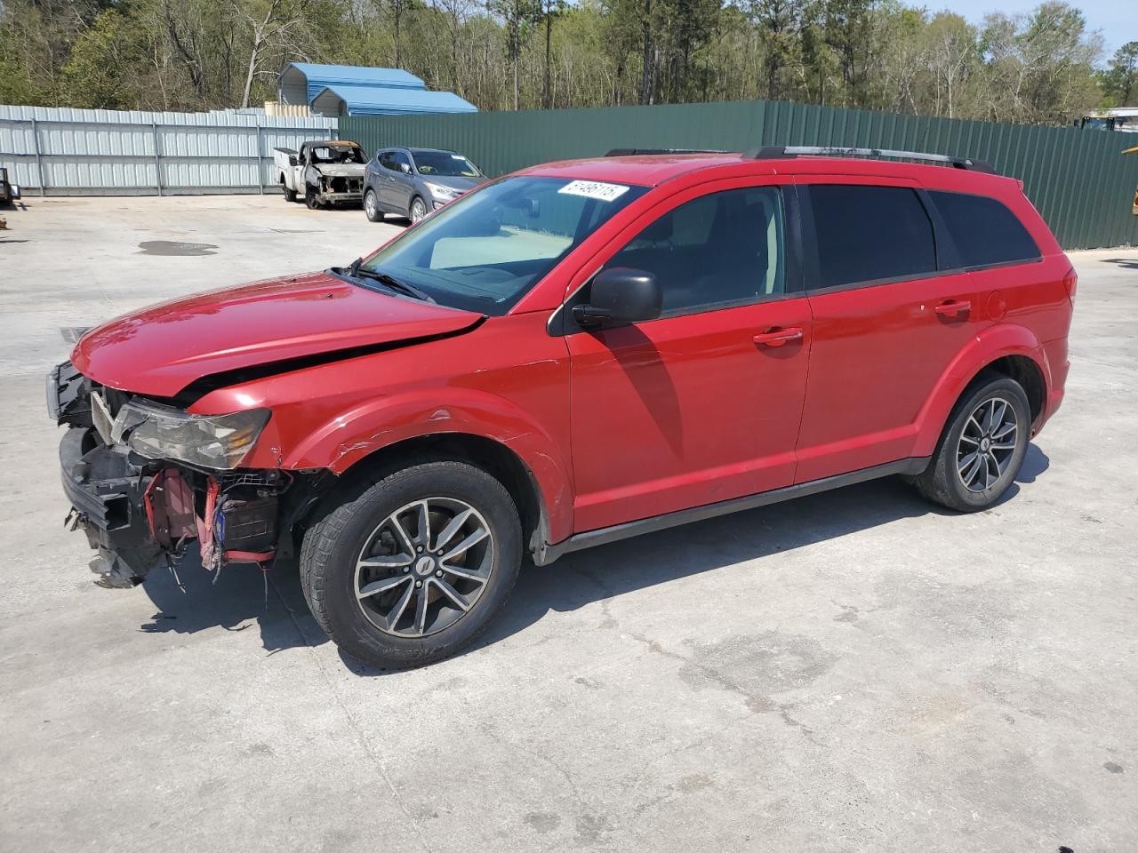 2018 Dodge Journey Se იყიდება Savannah-ში, GA - Front End