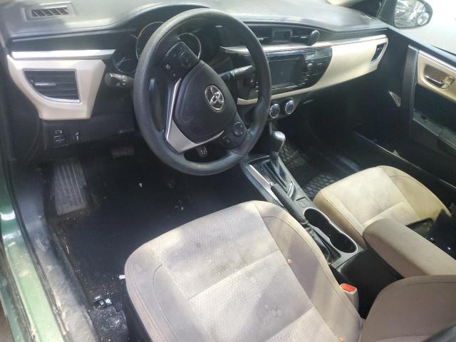  TOYOTA COROLLA 2015 Зеленый