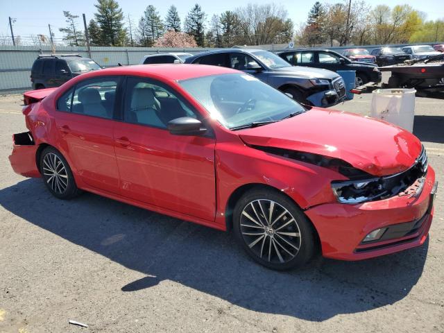 VOLKSWAGEN JETTA 2017 Red