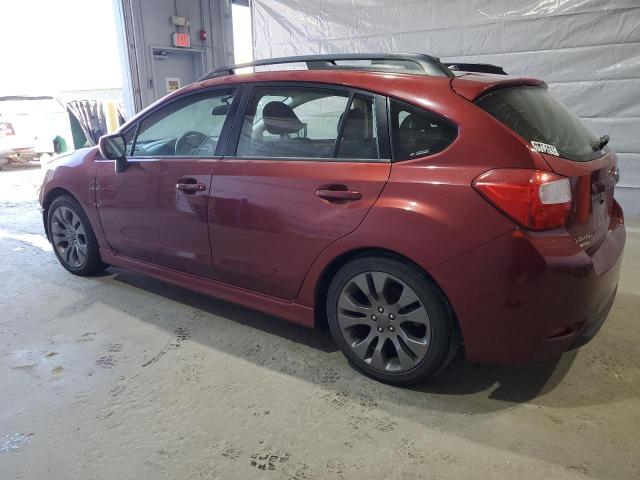  SUBARU IMPREZA 2014 Красный