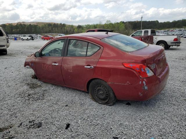  NISSAN VERSA 2012 Червоний