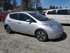 2016 Nissan Leaf Sv за продажба в Graham, WA - Rear End