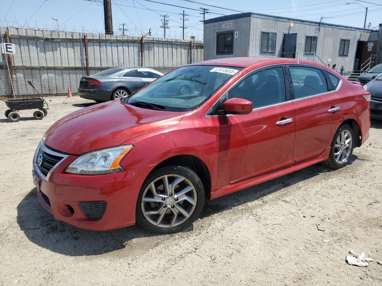 2014 Nissan Sentra S იყიდება Los Angeles-ში, CA - Rear End