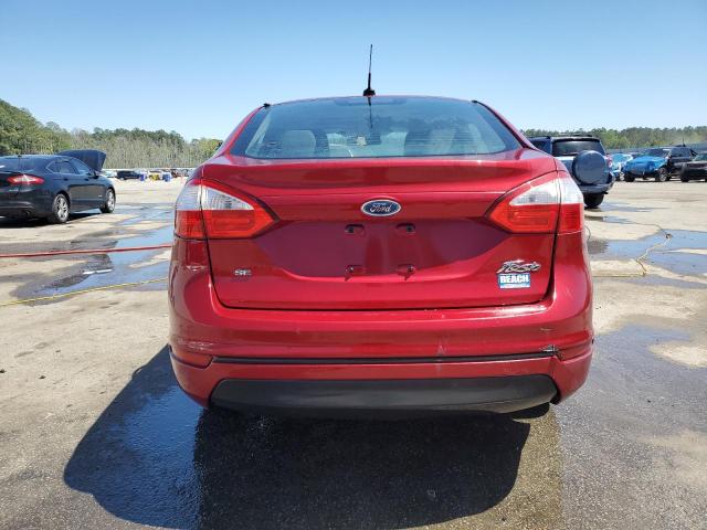  FORD FIESTA 2016 Czerwony