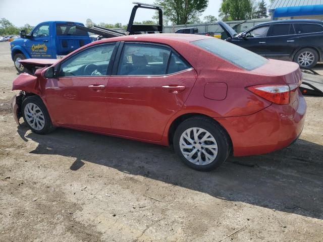 Sedans TOYOTA COROLLA 2016 Burgundy