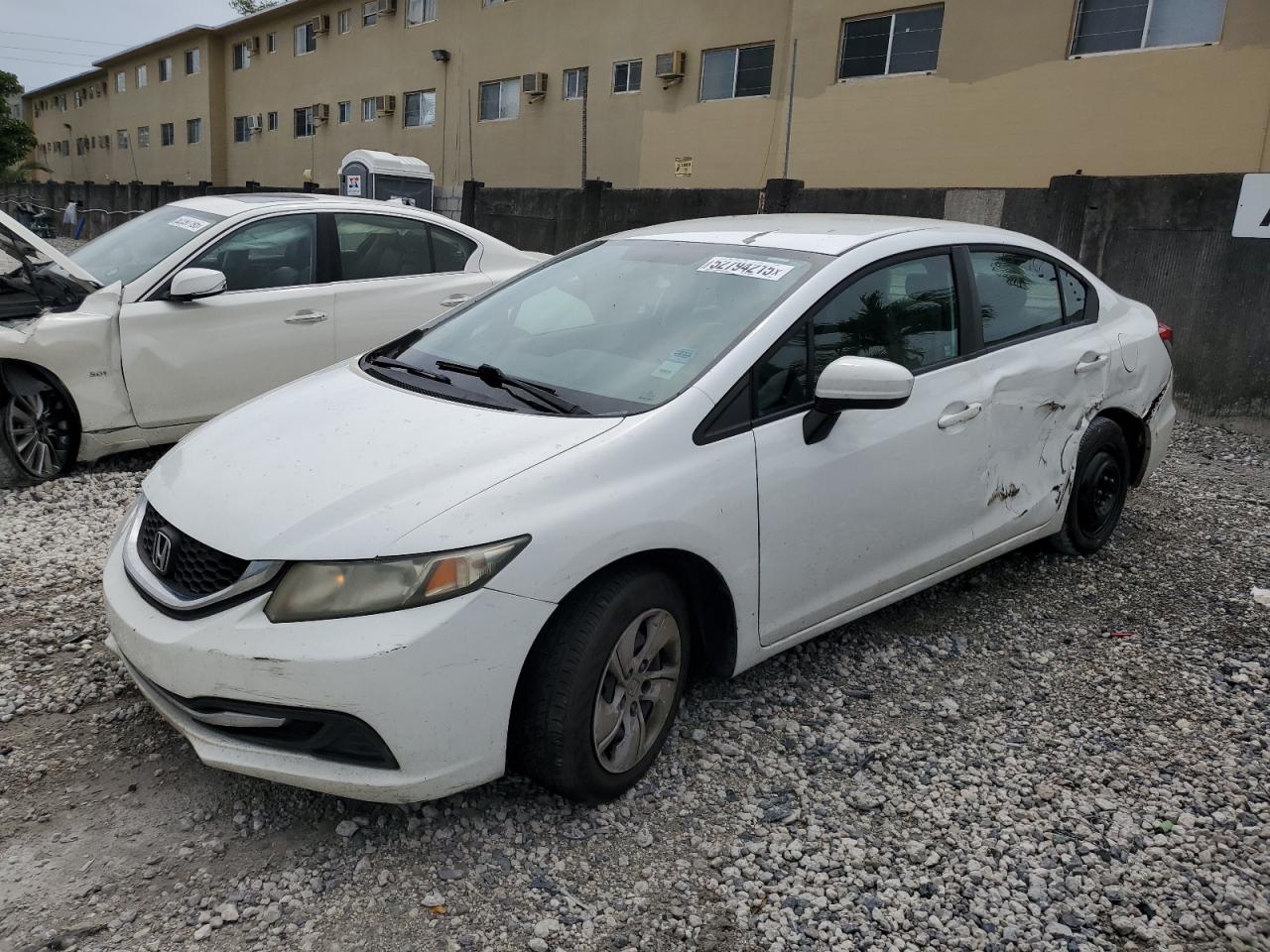 2014 Honda Civic Lx იყიდება Opa Locka-ში, FL - All Over