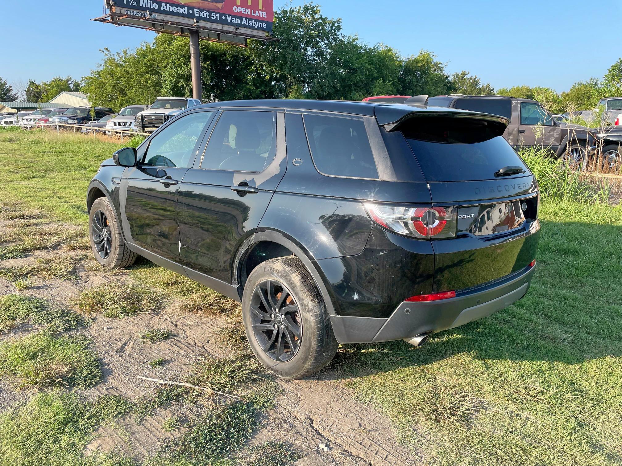  LAND ROVER DISCOVERY 2019 Czarny