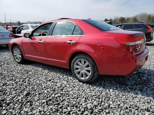  LINCOLN MKZ 2012 Czerwony
