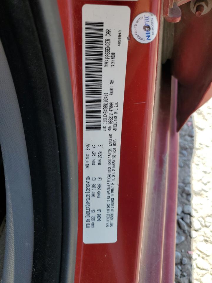 2008 Dodge Avenger Se VIN: 1B3LC46K58N102401 Lot: 54585545
