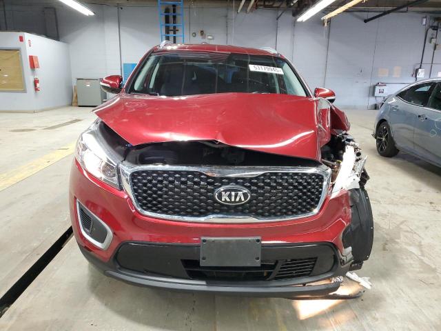 KIA SORENTO 2017 Czerwony