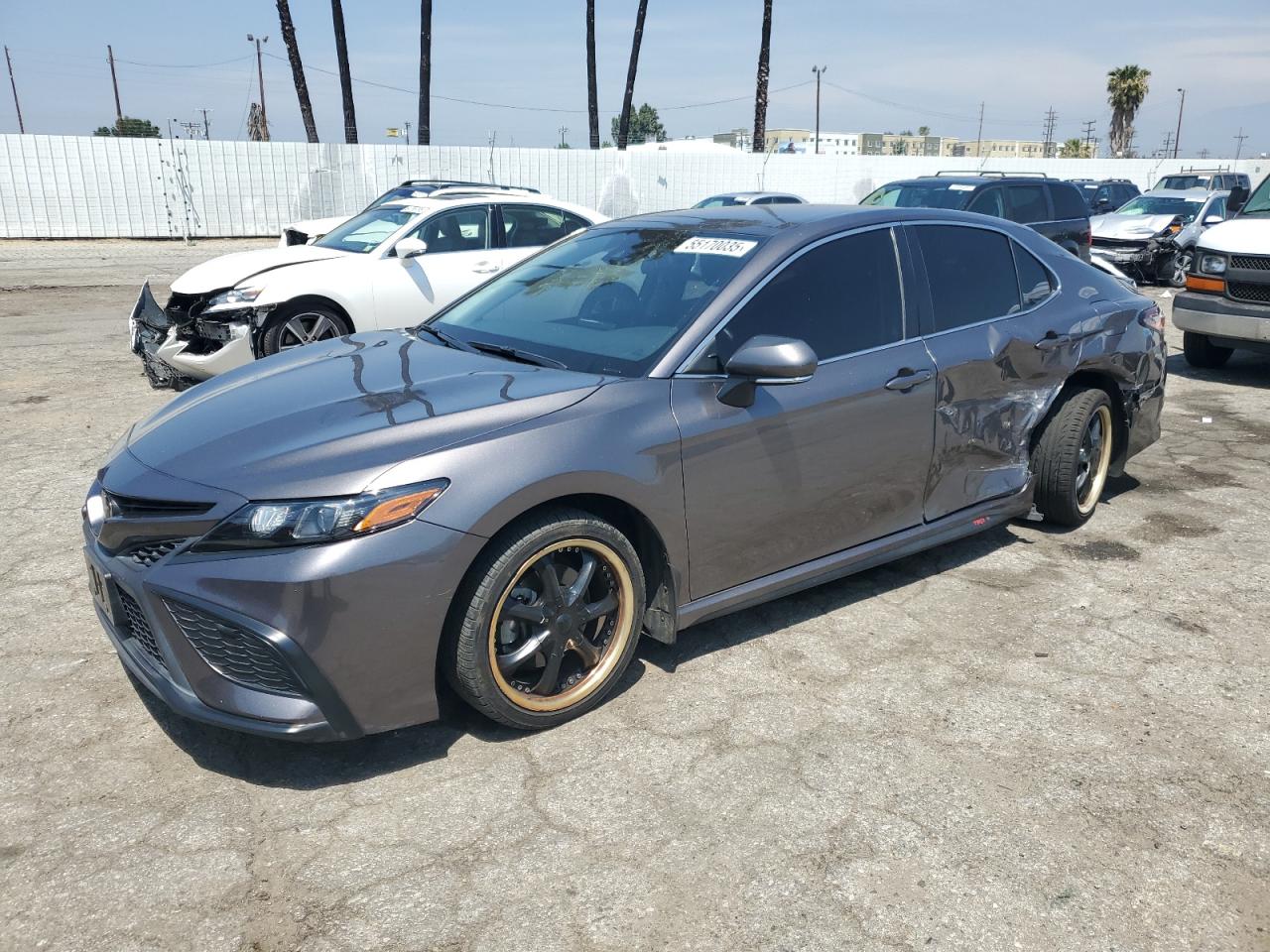 2022 Toyota Camry Se იყიდება Van Nuys-ში, CA - Side