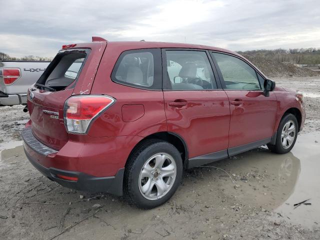 SUBARU FORESTER 2017 Червоний