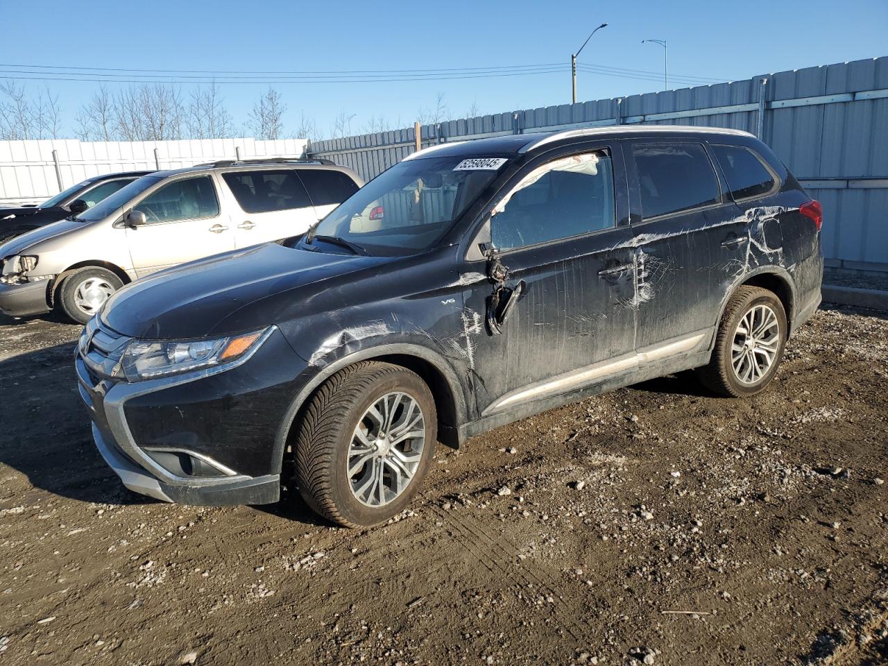 2017 Mitsubishi Outlander Se na sprzedaż w Nisku, AB - Rollover