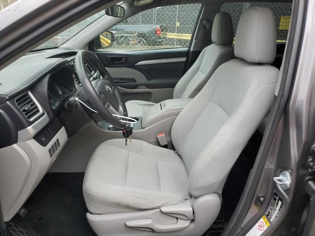  TOYOTA HIGHLANDER 2017 Gray