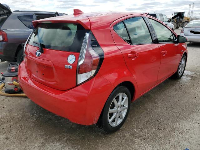  TOYOTA PRIUS 2015 Red