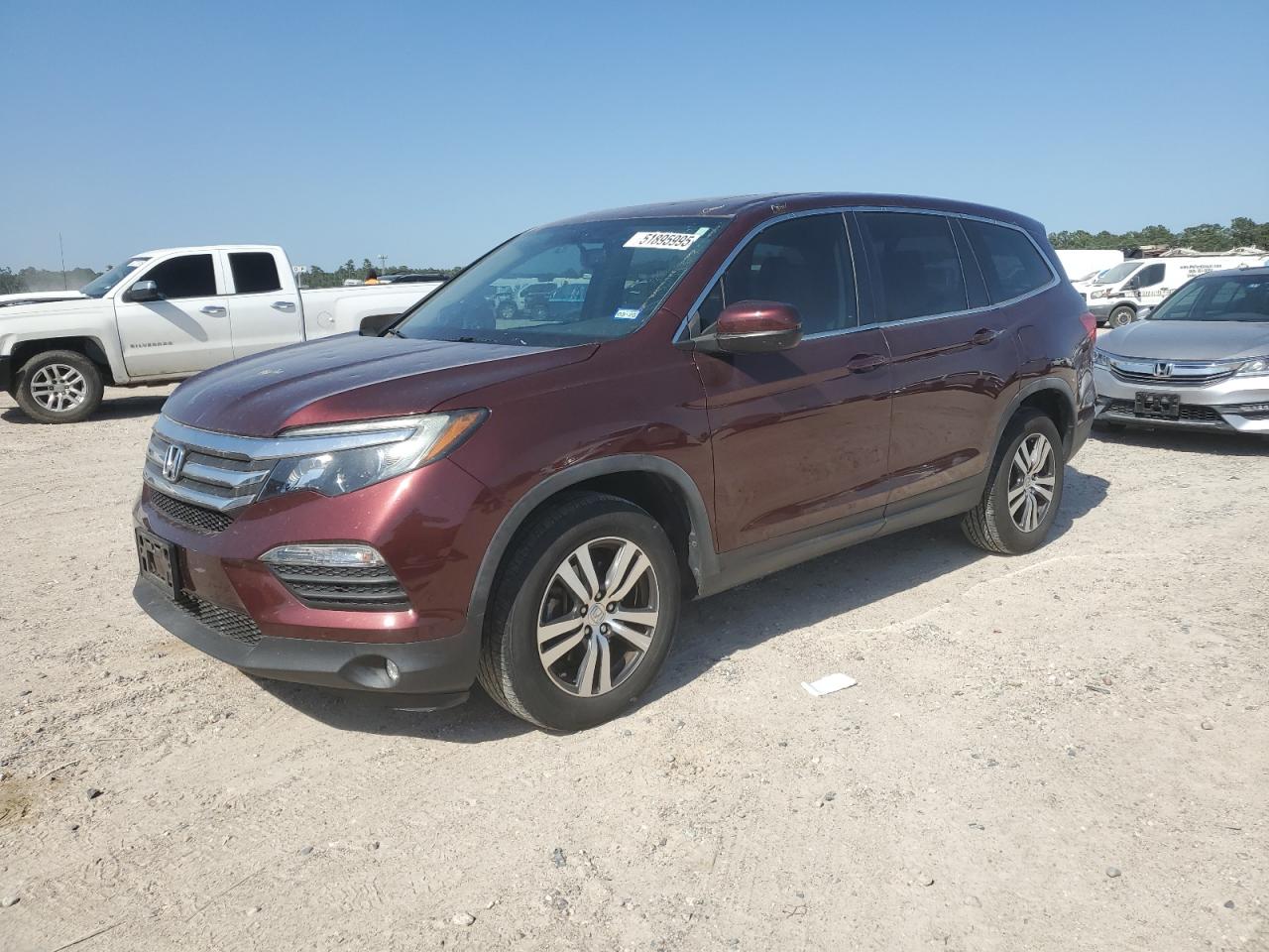 2018 Honda Pilot Exl للبيع في Houston، TX - Hail