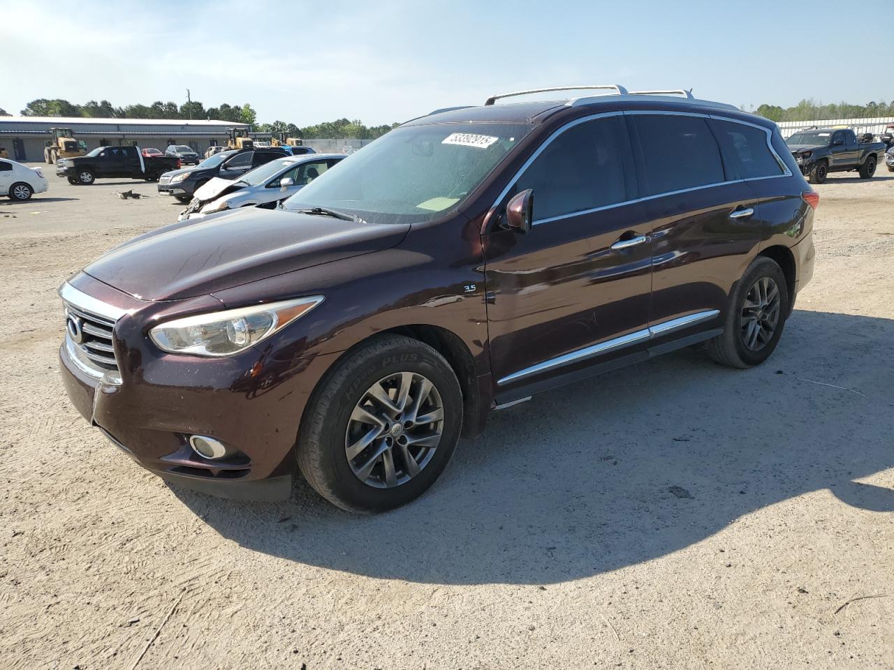2015 Infiniti Qx60 zu verkaufen in Harleyville, SC - Front End