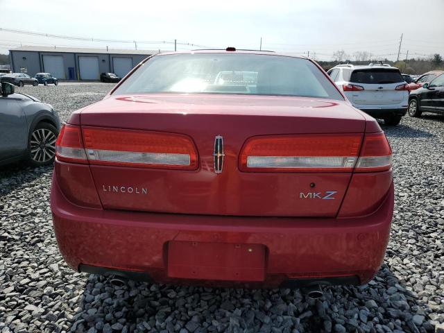  LINCOLN MKZ 2012 Czerwony