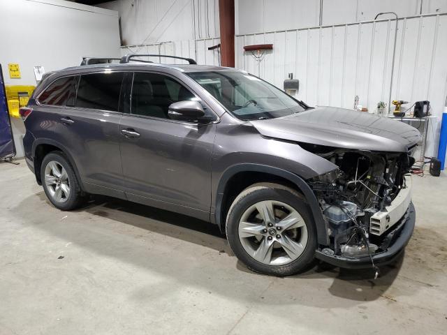  TOYOTA HIGHLANDER 2016 Серый