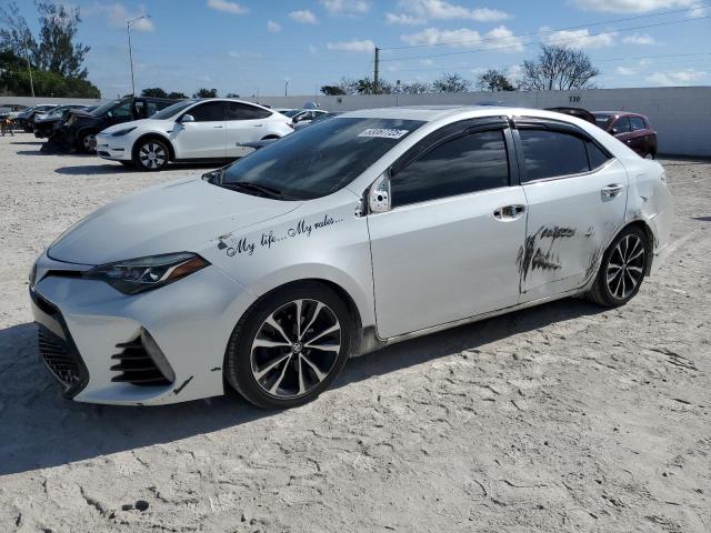  TOYOTA COROLLA 2017 Белы