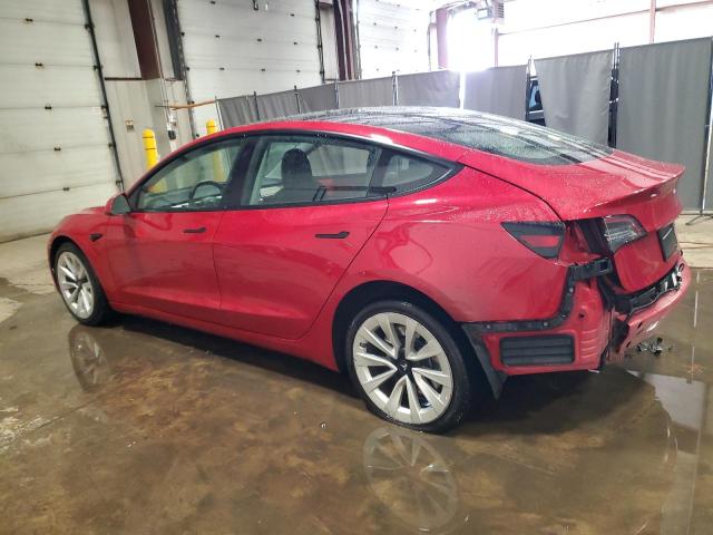 TESLA MODEL 3 2022 Czerwony