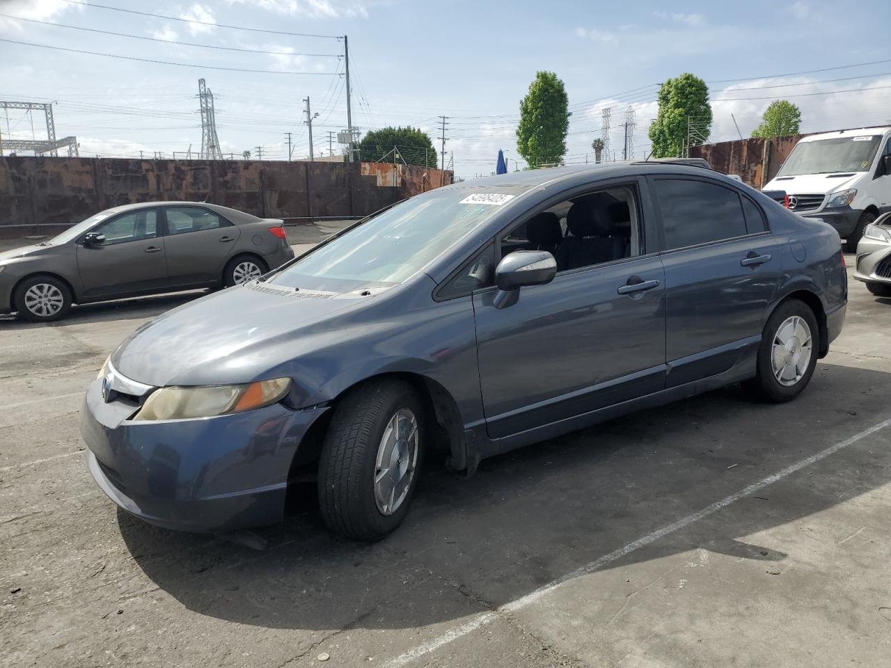 2008 Honda Civic Hybrid de vânzare în Wilmington, CA - Vandalism