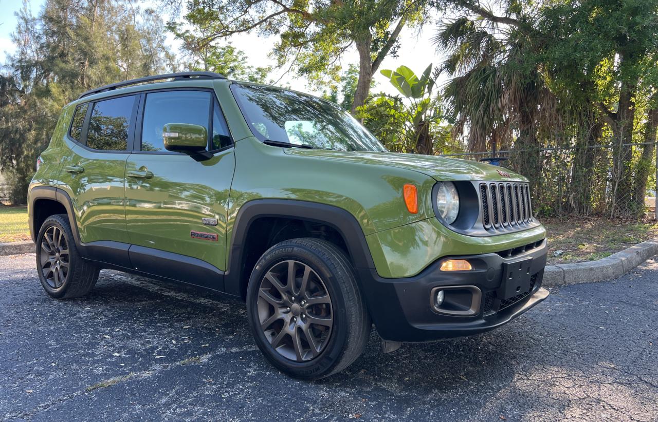 2016 Jeep Renegade Latitude zu verkaufen in Riverview, FL - Normal Wear